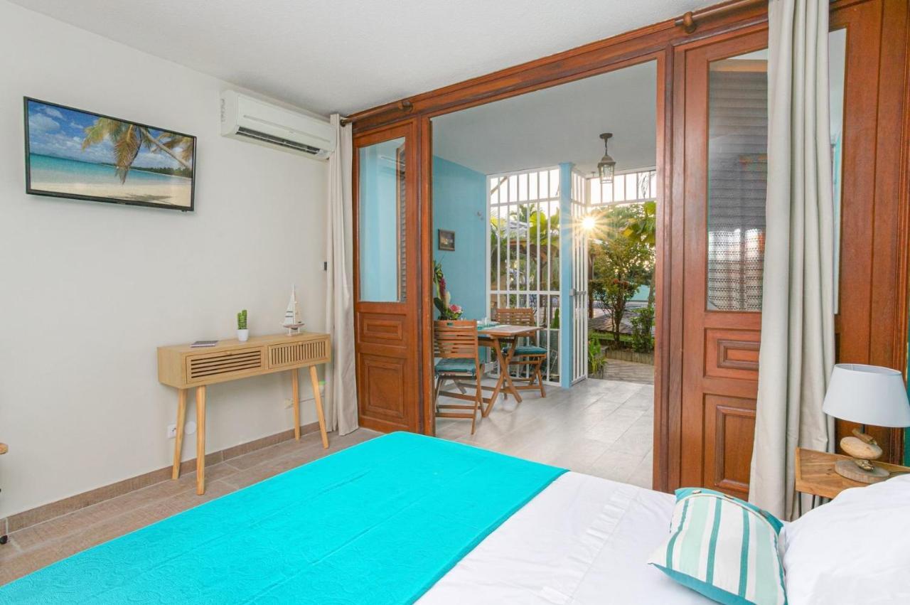 Studio Corail 5 Min A Pied De La Plage - 1Br Studio 5Min Walk From Nice Beach Сент-Анн Экстерьер фото