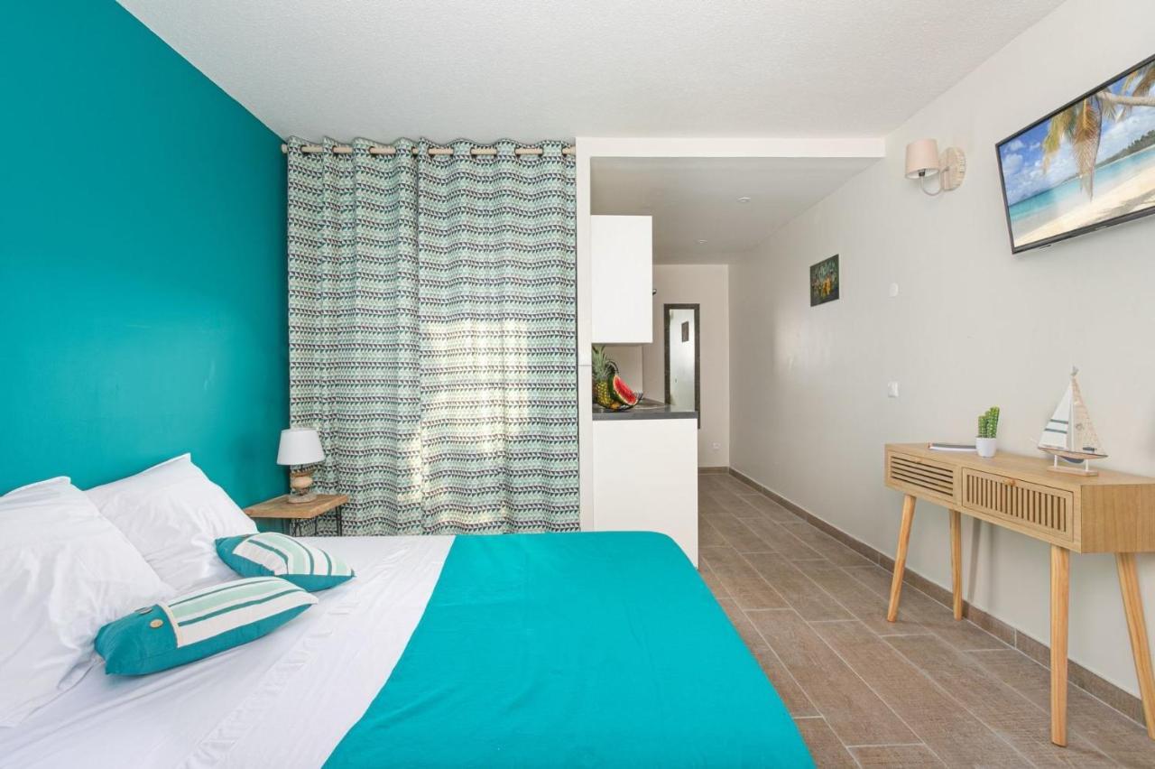 Studio Corail 5 Min A Pied De La Plage - 1Br Studio 5Min Walk From Nice Beach Сент-Анн Экстерьер фото